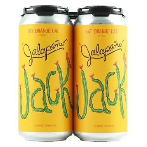 FAT ORANGE CAT JALAPENO JACK HEAT 4PK